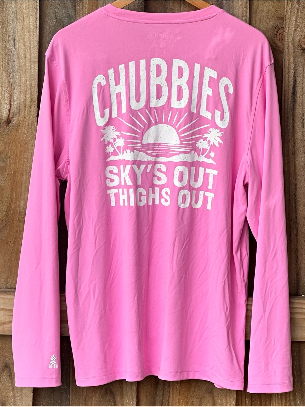 Chubbies Men's The Pink N' Proud Sun Crewneck Size Large Moisture Absorbing - Picture 7 of 9
